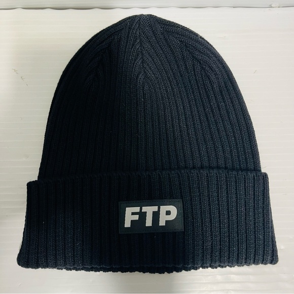 FTP Logo Beanie Black (New) - Picture 2 of 3